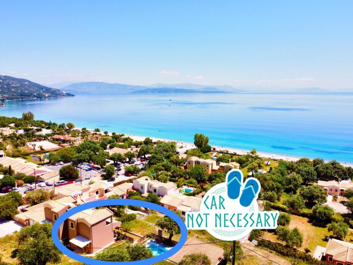 Villa Barbati Dream With Private Pool By Dadovillas Pyrgi  Bagian luar foto