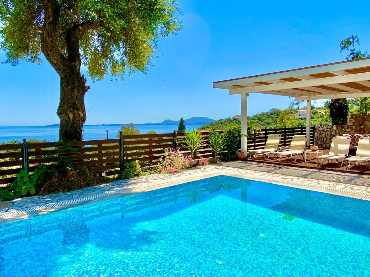 Villa Barbati Dream With Private Pool By Dadovillas Pyrgi  Bagian luar foto