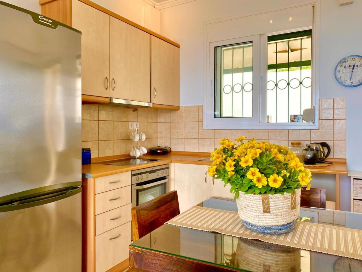Villa Barbati Dream With Private Pool By Dadovillas Pyrgi  Bagian luar foto