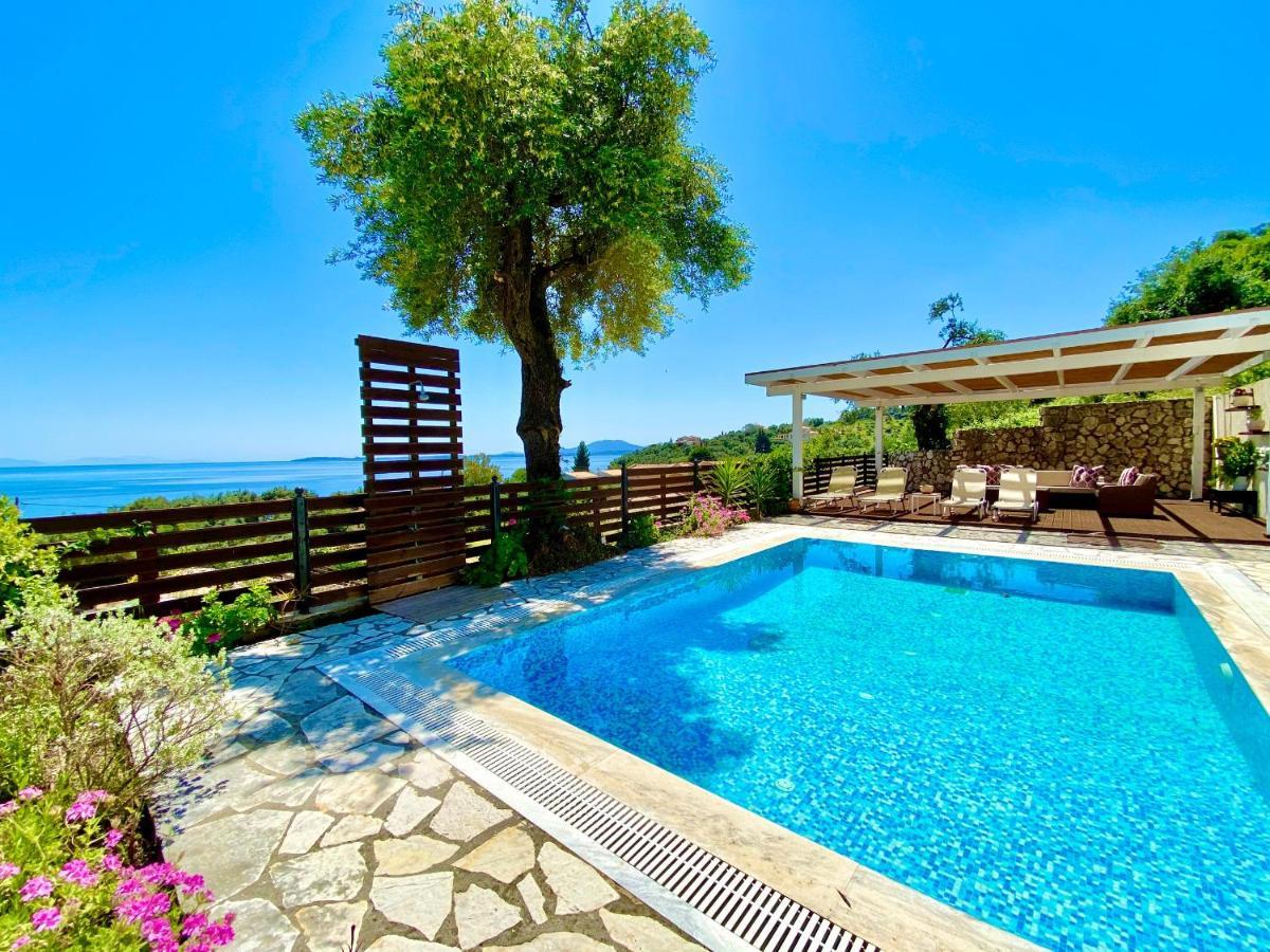 Villa Barbati Dream With Private Pool By Dadovillas Pyrgi  Bagian luar foto