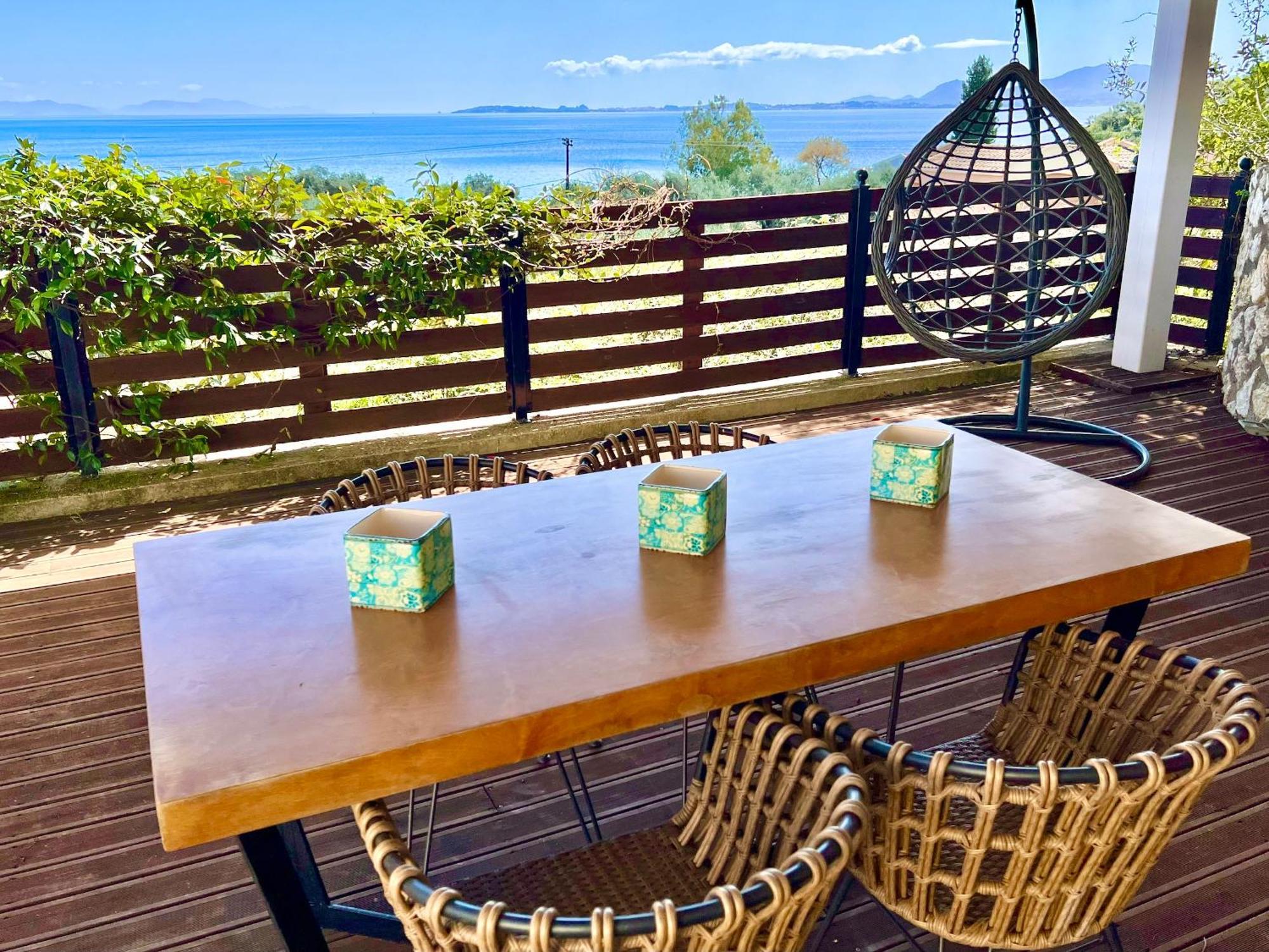 Villa Barbati Dream With Private Pool By Dadovillas Pyrgi  Bagian luar foto